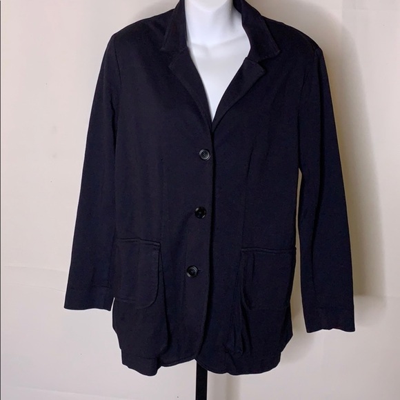 WILT Jackets & Blazers - WILT black button sweatshirt jacket size - S